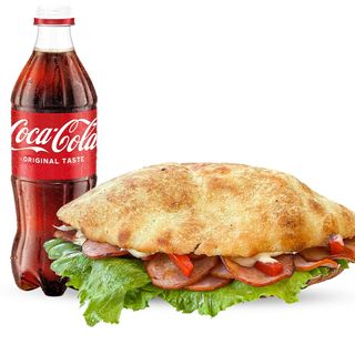 IQ Піта з шинкою + Кока-Кола