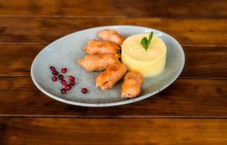 Дитячий курячий кебаб з картопляним пюре (300г)