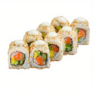 Каліфорнія в кунжуті з крабом (200г)