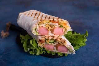 Ход - дог В лаваше подвійний