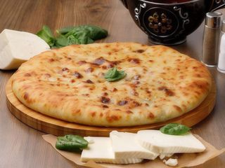 Великий пиріг зі шпинатом та сиром (600г)