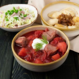 Смачний обід справжній Український (700грам)