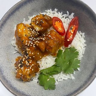 New!!! Рис з курочкою в соусі солодкий чилі