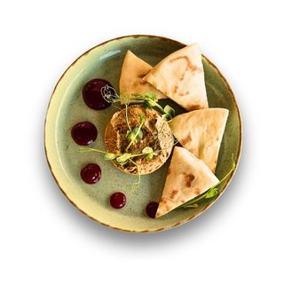 Паштет з курячої печінки з журавлиновим соусом