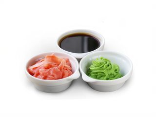 Комплект: соєвий соус, імбир, васабі