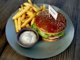 Бургер з куркою (420g)