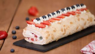 Меренговий рулет 1шматочок