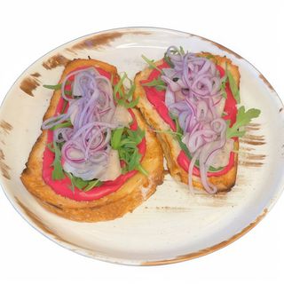 З оселедцем та кремом з буряку