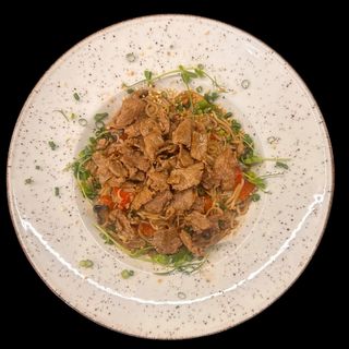 Локшина яєчна Тонкацу з телятиною