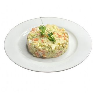 Олів'є зі слабосоленим лососем (250г)