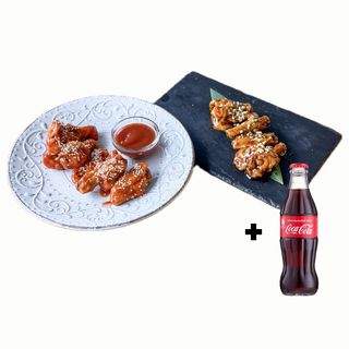 Крильця баффало+Крильця унагі-чілі (480г)