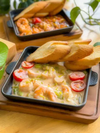 Креветки у вершковому соусі (290/50г)