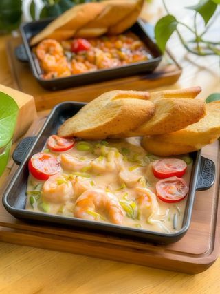 Креветки у вершковому соусі (290/50г)