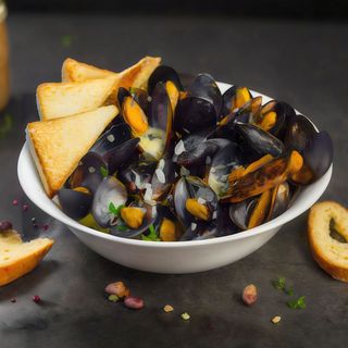 Мідії з сиром дор-блю  (800/70 г)