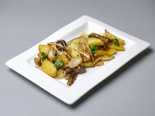 Картопля смажена з лісовими грибами (210г)