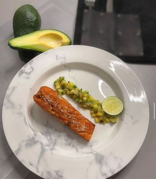 Карамелізований лосось 