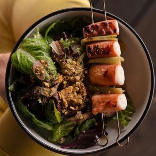 Салат з щупальцем кальмара 