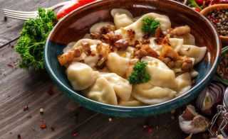 Вареники з картоплею (230/20г)