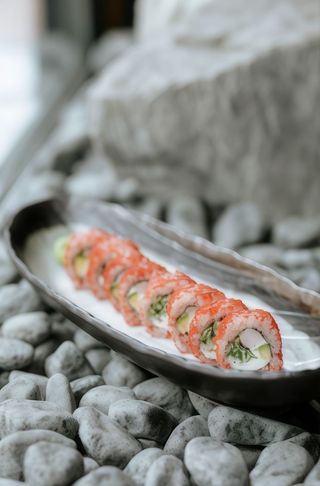 Каліфорнійський рол з креветкою (280г)