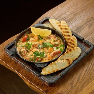 Тигрові креветки у вершковому соусі (250г)