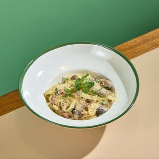 Білі гриби та бекон (300г)