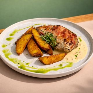 Стейк з курки з картоплею (250г)