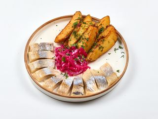 Картопля з оселедцем (250г)
