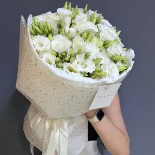 Букет «Еустома (19)» LUX