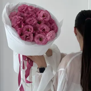 Букет «Еустома рожева (11)»