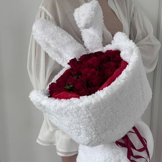 Букет «Пухнастий кролик»