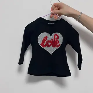 Чорна кофтинка «Love»