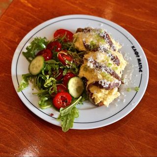 Скрембл з анчоусами