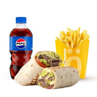 Комбо меню Шаурма з яловичиною