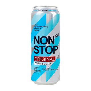 Енергетичний напій Non-Stop без цукру з/б (0.5л)