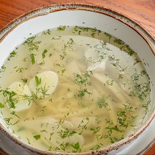 Бульйон з домашнім курчам та локшиною (400г)