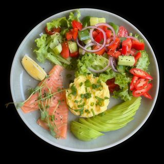 Скрембел з лососем (300г)