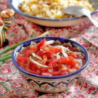 Салат із сезонних овочів до плову 