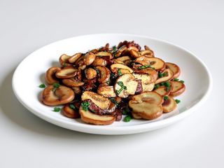 Печериці смажені