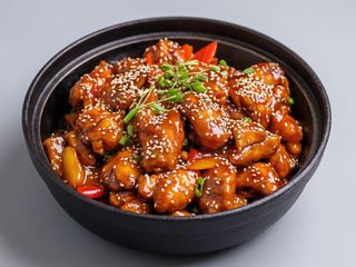 Куряче філе в азійському соусі з кунжутом