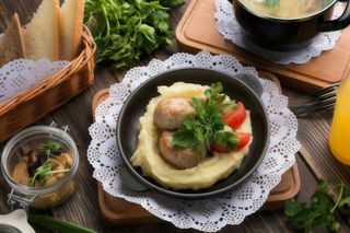 Котлети з індички з картопляним пюре (100/150г)