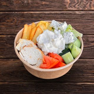 Боул із печеною куркою