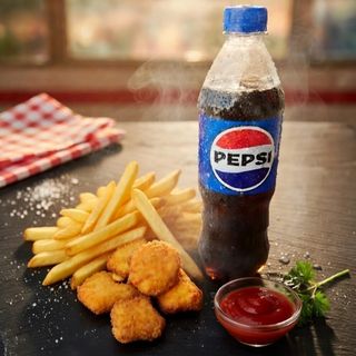 Фрі/ курячі нагетси(4 шт)/Pepsi(500 м)