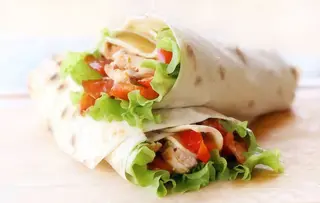 Шаурма з копченою куркою