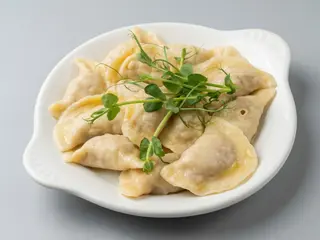 Вареники з капустою з луком та салом ( 250г)