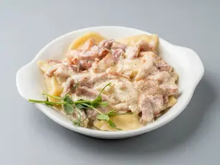 Вареники з картоплею  від Шефа " гриби з вершками" ( 250г)