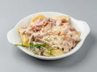 Вареники з картоплею  Карбонара " бекон з вершками" ( 250г)