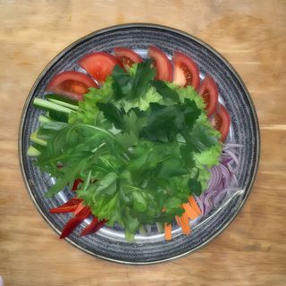 Асорті зелені та свіжих овочів (305г)