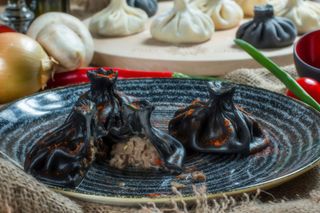 Хінкалі Чорний Горець з бараниною і перцем (5шт)