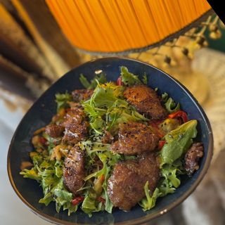 Салат з глазурованою печінкою (240г)