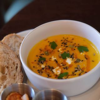 Гарбузовий крем-суп з БЕКОНОМ